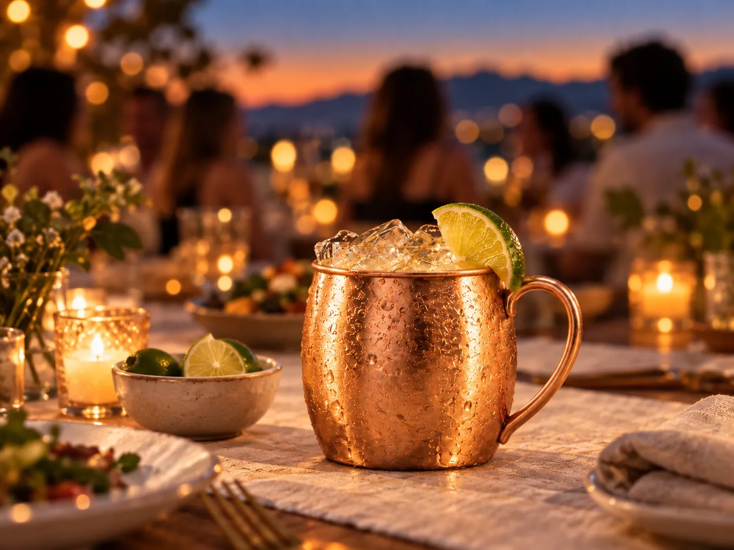 Estrato Mexican Mule — Ginger, lime, and plenty of cold.